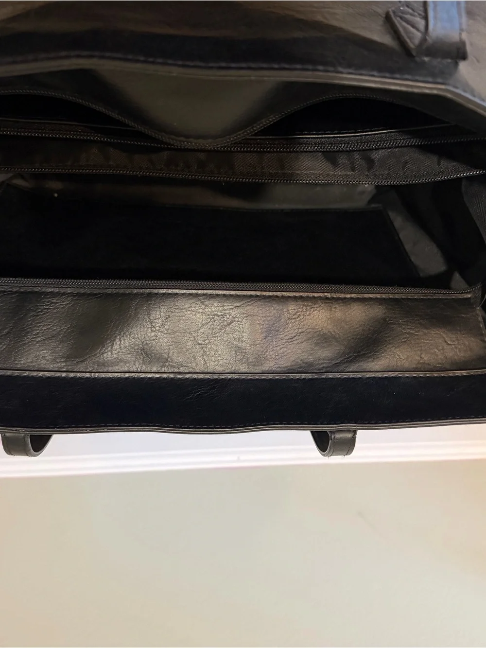 BEIS Black Work Tote Removable Shoulder Strap